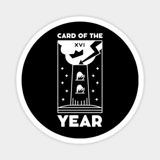 The Tower Tarot Card of The Year Magnet